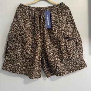 Aelfric Eden Cheetah Cargo shorts